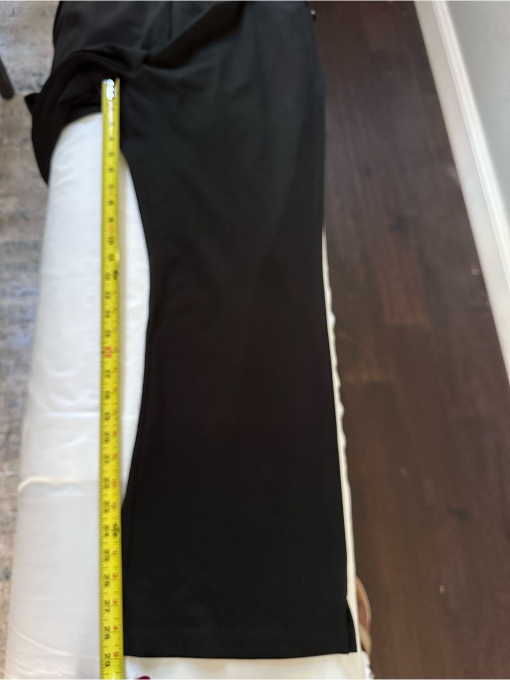 Woman Within Pull-On Knit Pants Black Straight Leg Stretch 22/24 1X Petite - Picture 7 of 7